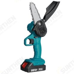 88VF 4 Inch Portable Electric Chain Saw Pruning Saw Rechargeable Small Woodworking Tool W/ 1/2 Battery 88VF 4 Inch Portable Electric Chain Saw Pruning Saw Rechargeable Small Woodworking Tool W/ 1/2 Battery