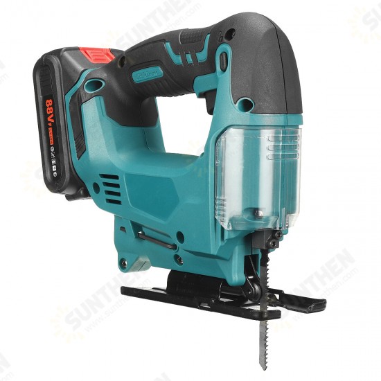 88VF 45° 2900RPM Jig Saw Battery Indicator 7500MAH Cordless Electric Jig Saw Wood Work Power Tool Fit Makita