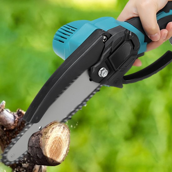 88VF 6 Inch Electric Chain Saw Wood Cutter One-Hand Chainsaws W/ None/1/2 Battery For Makita Woodworking Tool
