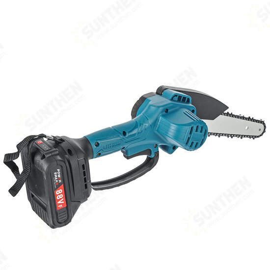 88VF 8 Inch Cordless Electric Chain Saw One Hand Pruning Saw Woodworking Cutting Power Tool