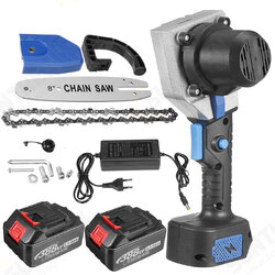88VF 8 Inch Cordless Electric Chainsaw Wood Cutter Saw Rechargeable Woodworking Tool W/ None/1/2 Battery For Makita 88VF 8 Inch Cordless Electric Chainsaw Wood Cutter Saw Rechargeable Woodworking Tool W/ None/1/2 Battery For Makita
