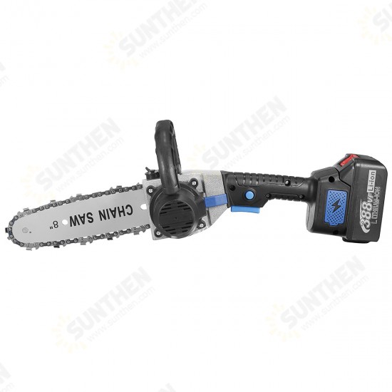 88VF 8 Inch Cordless Electric Chainsaw Wood Cutter Saw Rechargeable Woodworking Tool W/ None/1/2 Battery For Makita 88VF 8 Inch Cordless Electric Chainsaw Wood Cutter Saw Rechargeable Woodworking Tool W/ None/1/2 Battery For Makita
