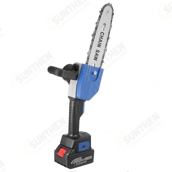88VF 8 Inch Cordless Electric Chainsaw Wood Cutter Saw Rechargeable Woodworking Tool W/ None/1/2 Battery For Makita 88VF 8 Inch Cordless Electric Chainsaw Wood Cutter Saw Rechargeable Woodworking Tool W/ None/1/2 Battery For Makita