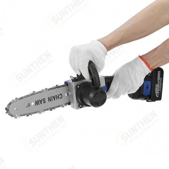 88VF 8 Inch Cordless Electric Chainsaw Wood Cutter Saw Rechargeable Woodworking Tool W/ None/1/2 Battery For Makita 88VF 8 Inch Cordless Electric Chainsaw Wood Cutter Saw Rechargeable Woodworking Tool W/ None/1/2 Battery For Makita