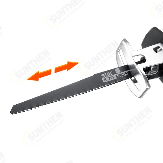88VF Cordless Electric Reciprocating Saw W/ 4 Blades & 1or2 Battery for Woodworking Wood Cutting Tool 88VF Cordless Electric Reciprocating Saw W/ 4 Blades & 1or2 Battery for Woodworking Wood Cutting Tool
