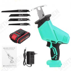 88VF Cordless Electric Reciprocating Saw W/ 4 Blades & 1or2 Battery for Woodworking Wood Cutting Tool 88VF Cordless Electric Reciprocating Saw W/ 4 Blades & 1or2 Battery for Woodworking Wood Cutting Tool