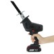88VF Cordless Rechargeable Electric Reciprocating Saw Portable Wood Metal Plastic Cutting Tool W/ 1 or 2 Battery