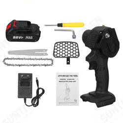 88VF Rechargable Mini Chain Saw 6 Inch Cordless Electric Chainsaw With Batteriy Wood Work Cutter Tool for Wood Cutting Tree Pruning 88VF Rechargable Mini Chain Saw 6 Inch Cordless Electric Chainsaw With Batteriy Wood Work Cutter Tool for Wood Cutting Tree Pruning