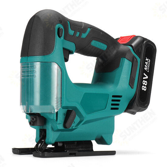 88VF Wireless Electric Jig Saw Rechargeable Portable Woodworking Wood Plastic Aluminium Cutting Tool W/ 1or 2pcs Battery 4 Adjustable Cutting Angle 88VF Wireless Electric Jig Saw Rechargeable Portable Woodworking Wood Plastic Aluminium Cutting Tool W/ 1or 2pcs Battery 4 Adjustable Cutting Angle