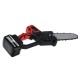 8inch 21V 1500W Electric Chainsaw Cordless One-Hand Saw Chain Saw Woodworking Tool W/ 1/2pcs Battery
