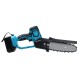 8inch Rechargeable Electric Chainsaw Chain Saw Handheld Cutting Tool W/ Two Battery