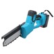 8inch Rechargeable Electric Chainsaw Chain Saw Handheld Cutting Tool W/ Two Battery