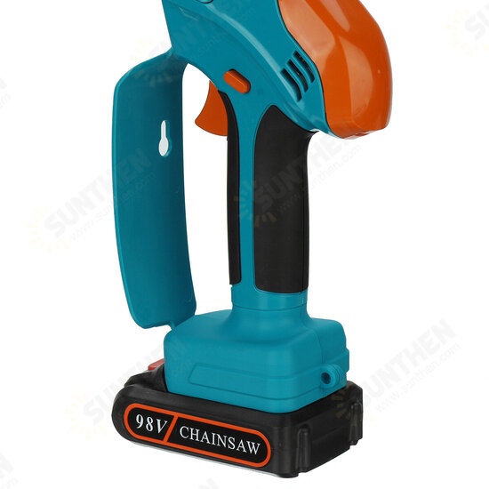 98VF 6 Inch Portable Electric Saw Pruning Chain Saw Rechargeable Woodworking Power Tools Wood Cutter W/ 1/2 Battery EU Plug 98VF 6 Inch Portable Electric Saw Pruning Chain Saw Rechargeable Woodworking Power Tools Wood Cutter W/ 1/2 Battery EU Plug