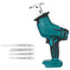 Cordless Electric Reciprocating Saw Rechargeable Handheld Wood Cutter W/ 4PCS Saw Blades Kit For Makita 18V Battery Cordless Electric Reciprocating Saw Rechargeable Handheld Wood Cutter W/ 4PCS Saw Blades Kit For Makita 18V Battery