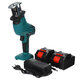 Cordless Electric Reciprocating Saw Rechargeable Handheld Wood Cutter W/ 4PCS Saw Blades Kit For Makita 18V Battery