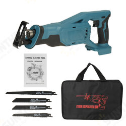 Cordless Electric Reciprocating Saw Recip Sabre Saw W/ 4*Blade For Makita 18/21V Battery Cordless Electric Reciprocating Saw Recip Sabre Saw W/ 4*Blade For Makita 18/21V Battery