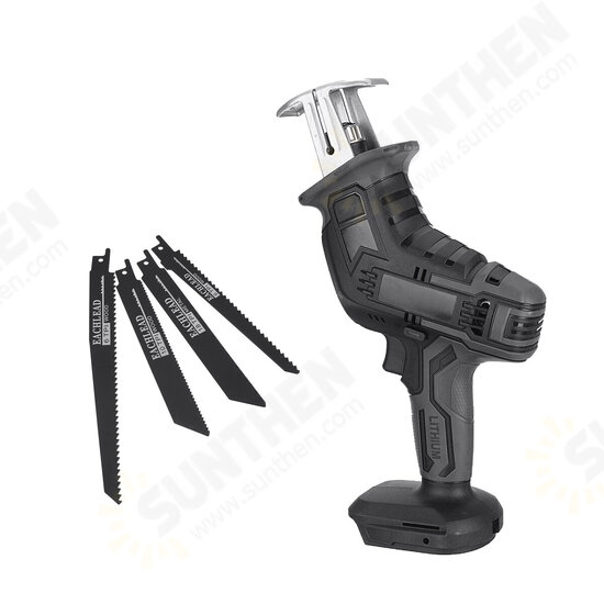 Cordless Electric Reciprocating Saw Wood Saber Cutting Tool With 4X Saw Blades For Makita 18V Battery Cordless Electric Reciprocating Saw Wood Saber Cutting Tool With 4X Saw Blades For Makita 18V Battery