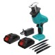 Cordless Reciprocating Saw W/ None/1/2 Battery For Makita & 4pcs Saw Blades Woodworking Wood Cutter Electric Saw Fit Makita Cordless Reciprocating Saw W/ None/1/2 Battery For Makita & 4pcs Saw Blades Woodworking Wood Cutter Electric Saw Fit Makita