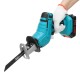 Cordless Reciprocating Saw Woodworking Wood Cutter Electric Saw W/ None/4 Saw Blades & None/1/2 Battery Cutting Tools Kit