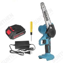 88VF 7500mAh 6in Cordless Electric Chain Saw Battery Indicator Wood Cutter One-Hand Saw Woodworking Tool W/ 1/2 Battery 88VF 7500mAh 6in Cordless Electric Chain Saw Battery Indicator Wood Cutter One-Hand Saw Woodworking Tool W/ 1/2 Battery