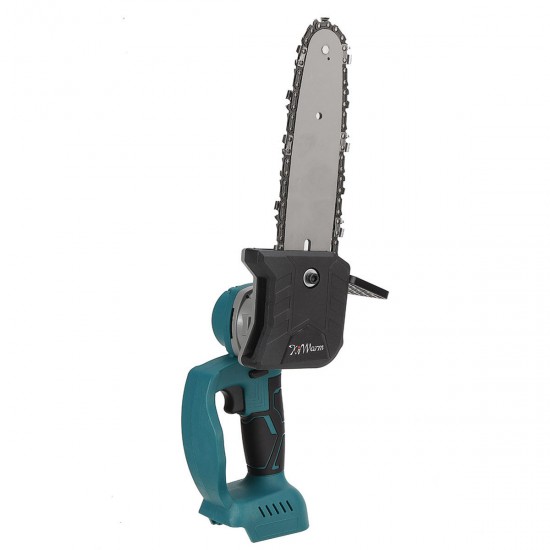 10 Inch Portable Electric Saw Pruning Chain Saw Rechargeable Woodworking Power Tools Wood Cutter Green/Blue Color