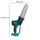 8 Inch Cordless Electric Chain Saw One-Hand Saw Woodworking Cutter for Makita 18/21V Battery