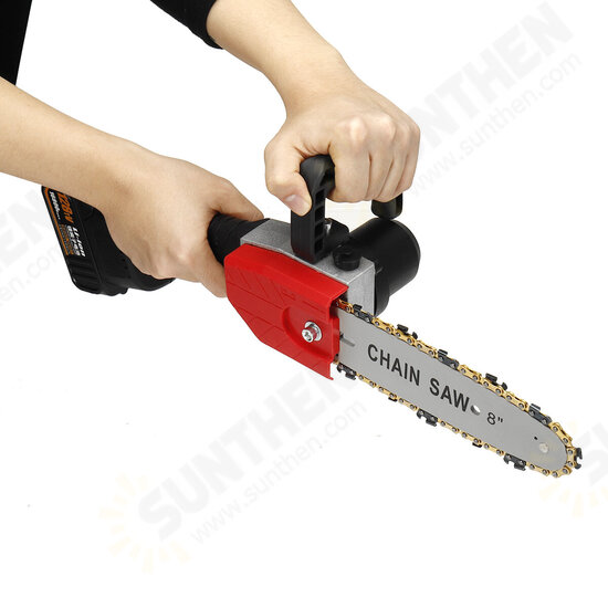 Mini Chainsaw 8-Inch 21V Portable Brushless Cordless Electric Chain Saw Handheld Pruning Shears Chainsaw for Tree Branch Wood Cutting Tool