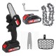 Mini Cordless Electric Chain Saw Portable Rechargeable Woodworking Cutting Tool