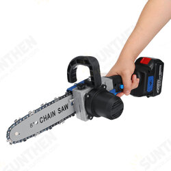 288VF 8Inch Electric Cordless One-Hand Saw Chain Saw 22980 mAh Woodworking Rechargable Chainsaws Also Suitable For Makita Battery 288VF 8Inch Electric Cordless One-Hand Saw Chain Saw 22980 mAh Woodworking Rechargable Chainsaws Also Suitable For Makita Battery