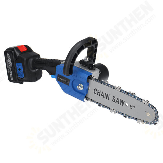 288VF 8Inch Electric Cordless One-Hand Saw Chain Saw 22980 mAh Woodworking Rechargable Chainsaws Also Suitable For Makita Battery