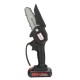 4 Inch 88VF Cordless Electric Chain Saw 1500W One-Hand Saw LED Woodworking Wood Cutter W/ 1/2 Battery Led Working Light 4 Inch 88VF Cordless Electric Chain Saw 1500W One-Hand Saw LED Woodworking Wood Cutter W/ 1/2 Battery Led Working Light