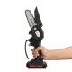 4 Inch 88VF Cordless Electric Chain Saw 1500W One-Hand Saw LED Woodworking Wood Cutter W/ 1/2 Battery Led Working Light 4 Inch 88VF Cordless Electric Chain Saw 1500W One-Hand Saw LED Woodworking Wood Cutter W/ 1/2 Battery Led Working Light