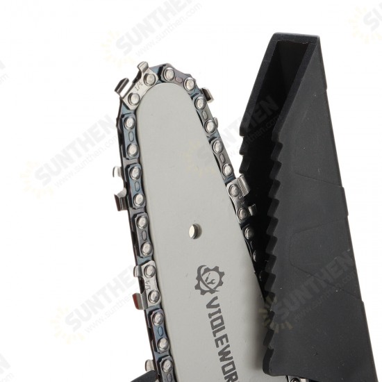 4 Inch 88VF Cordless Electric Chain Saw 1500W One-Hand Saw LED Woodworking Wood Cutter W/ 1/2 Battery Led Working Light 4 Inch 88VF Cordless Electric Chain Saw 1500W One-Hand Saw LED Woodworking Wood Cutter W/ 1/2 Battery Led Working Light