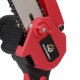 8 Inch Portable Electric Saw Pruning Chain Saw Rechargeable Woodworking Power Tools Wood Cutter W/ 1/2 Battery EU Plug