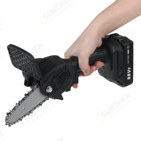 88V 800W 4 Inch Portable Electric Saw Pruning Chain Saw Rechargeable Woodworking Power Tools Wood Cutter W/ 1/2 Battery EU Plug 88V 800W 4 Inch Portable Electric Saw Pruning Chain Saw Rechargeable Woodworking Power Tools Wood Cutter W/ 1/2 Battery EU Plug