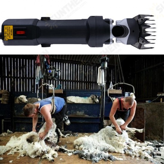 110V/220V 320W Electric Sheep Shears Goat Clippers Animal Shaver Shearing Machine