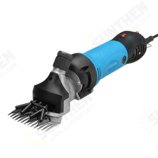 1500W 2800RPM Electric Sheep Clipper Trimmer 6 Speeds Wool Cutter Sheep Hair Cutting Tool