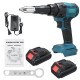 1.5Ah Brushless Riveter Cordless Rechargable Riveter Rivet Guns Lithium-ion Electric Blind Riveter Tool Fit Makita