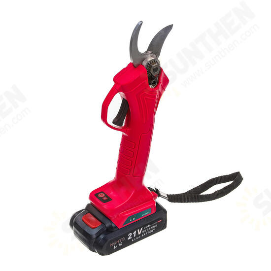 16.8V / 21V Rechargeable Lithium Electric Cordless Secateur Pruning Shears Garden Branch Cutter