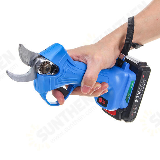 16.8V / 21V Rechargeable Lithium Electric Cordless Secateur Pruning Shears Garden Branch Cutter