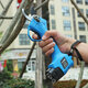 16.8V Wireless 25mm Rechargeable Electric Pruning Shears Scissors Branch Tree Cutting Trimming Tools