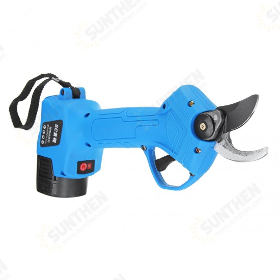 16.8V Wireless 25mm Rechargeable Electric Pruning Shears Scissors Branch Tree Cutting Trimming Tools