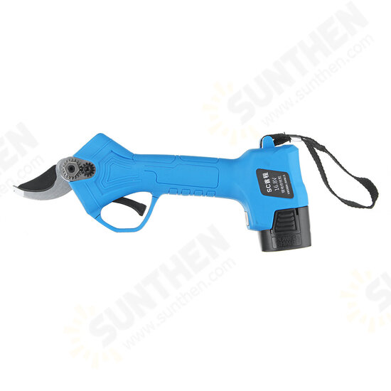 16.8V Wireless 25mm Rechargeable Electric Pruning Shears Scissors Branch Tree Cutting Trimming Tools