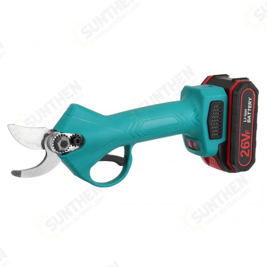 21V 25/30mm Cordless Electric Pruning Secateur Shears Portable Electric Scissors W/ 1pc Battery