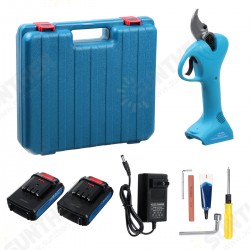 21V 30mm Electric Pruning Scissors Branch Cutter Garden Tool With 2 Rechargeable Battery 21V 30mm Electric Pruning Scissors Branch Cutter Garden Tool With 2 Rechargeable Battery
