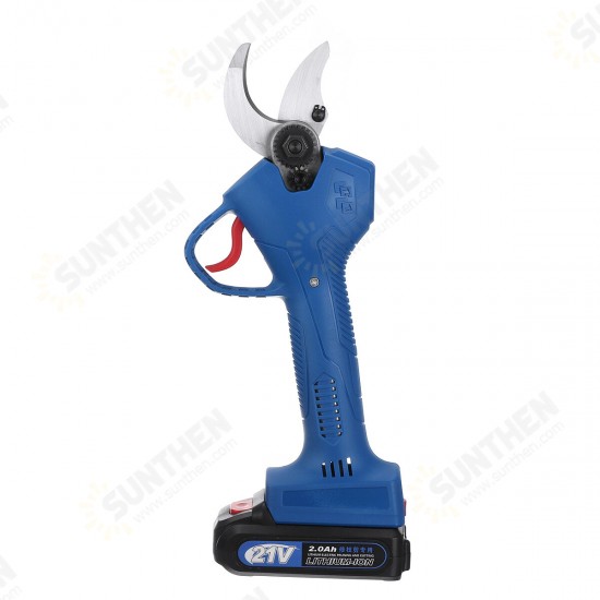 21V Cordless Electric Branch Scissor Pruning Shear Pruner Ratchet Cutter Battery Garden Tool