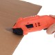 220V Electric Cordless Scissors Tailors Cutter Cutting Machine LED Light With 2 Blades