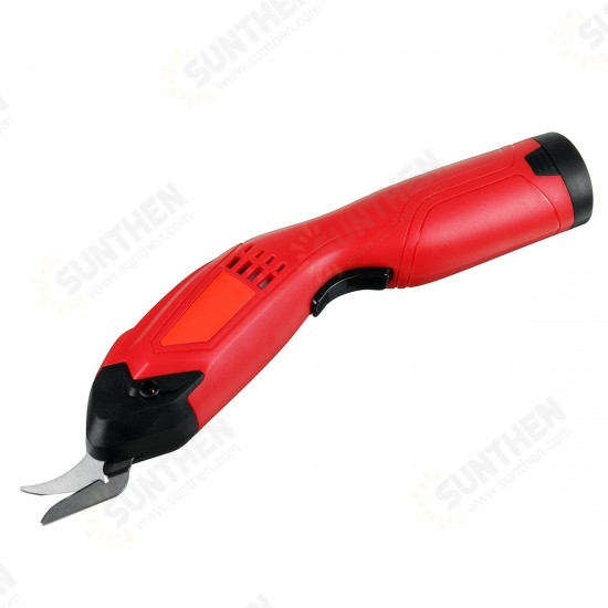 4000mAh 8000rmp Electric Cordless Scissors Portable Rechargeable Tailors Cutter W/ 1 Battery