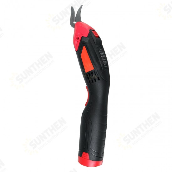 4000mAh 8000rmp Electric Cordless Scissors Portable Rechargeable Tailors Cutter W/ 1 Battery