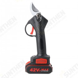 42VF Rechargeable Electric Pruning Shears Scissors Branch Cutter Garden Tool W/ 1 or 2 Li-ion Battery 42VF Rechargeable Electric Pruning Shears Scissors Branch Cutter Garden Tool W/ 1 or 2 Li-ion Battery